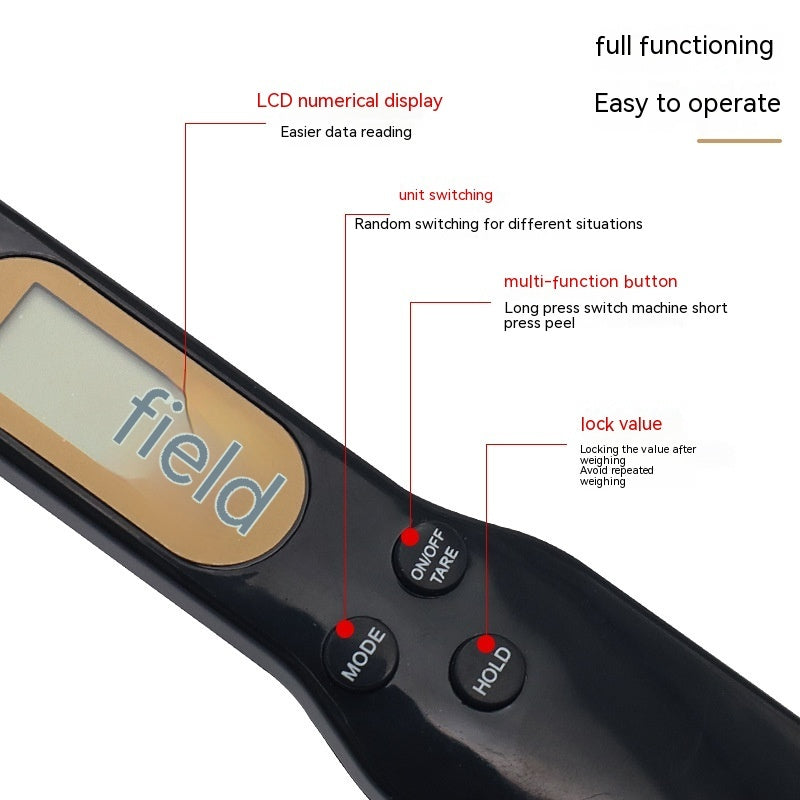 Supplement Weighing Spoon with LCD Display